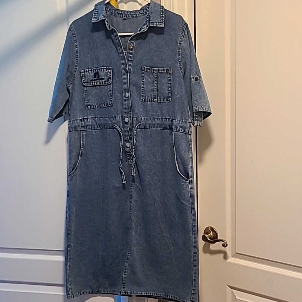Denim dress